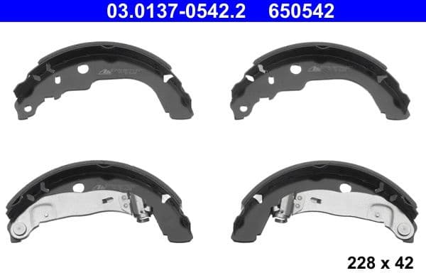 Brake Shoe Set 03.0137-0542.2 - image 4