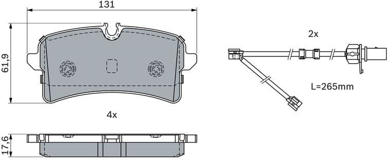 Brake Pad Set, disc brake 0 986 424 404 - image 14