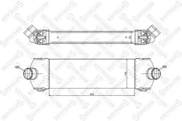 Charge Air Cooler 10-40092-SX