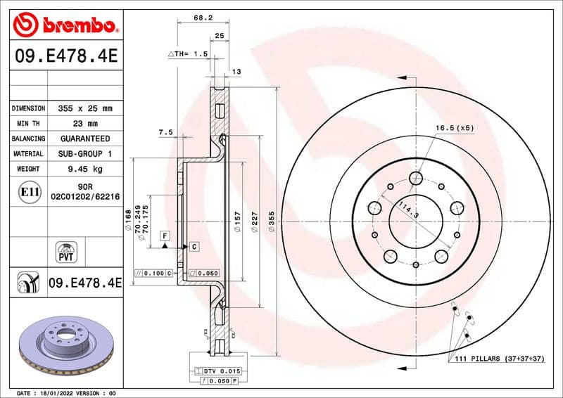 Brake Kit, disc brake BEYOND LINE - EV KT 08 042 - image 2