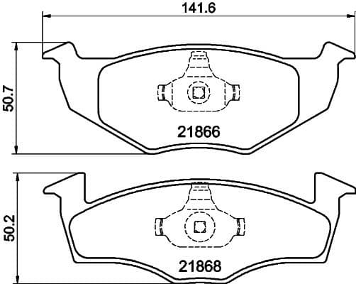 Brake Pad Set, disc brake 8DB 355 007-891 - image 4