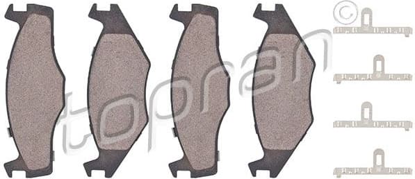 Brake Pad Set, disc brake 104 252