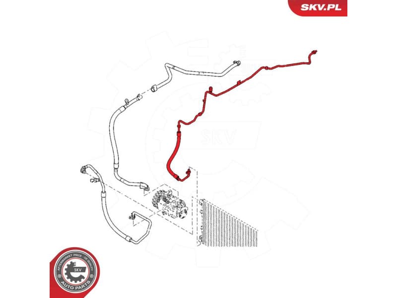 High-pressure Line, air conditioning 54SKV669 - image 5