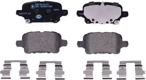 Brake Pad Set, disc brake 8DB 355 037-721