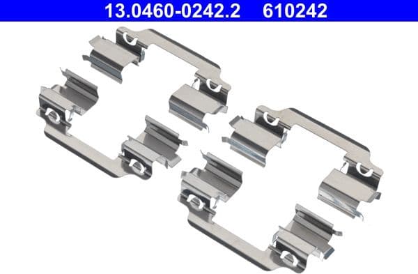 Accessory Kit, disc brake pad 13.0460-0242.2 - image 2