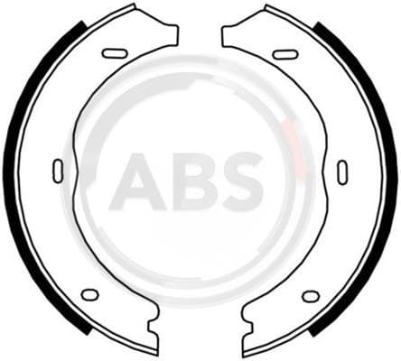 Brake Shoe Set, parking brake 9176