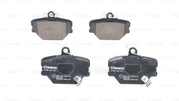 Brake Pad Set, disc brake 0986424471