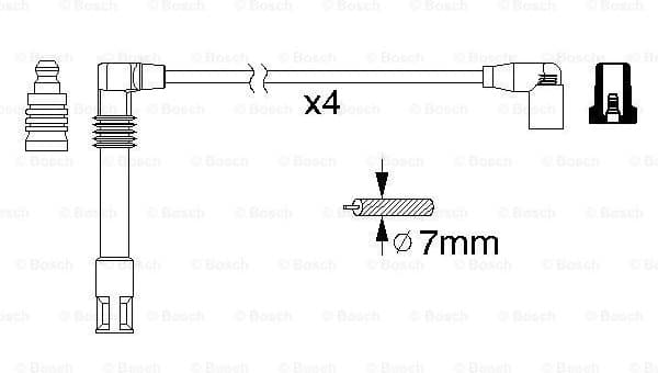 Ignition Cable Kit 0986356305 - image 5