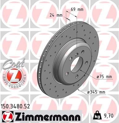 Brake Disc SPORT BRAKE DISC Z 150.3480.52