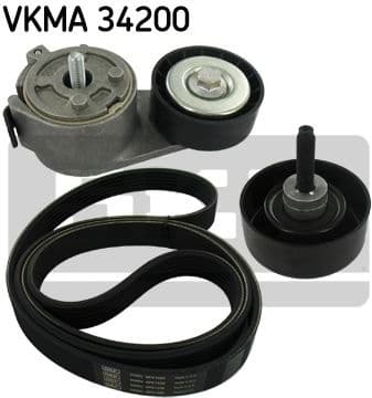 V-ribbed Belt Set VKMA 34200