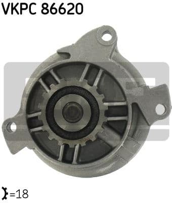 Water pump cooling system VKPC86620