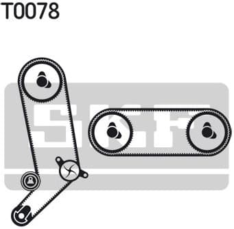 Water Pump & Timing Belt Kit VKMC 01271 - image 2