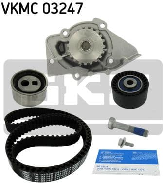 Timing belt kit with water pump SKF VKMC 03247 - image 2