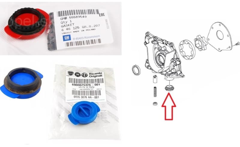 Seal oil pump drive 55589549