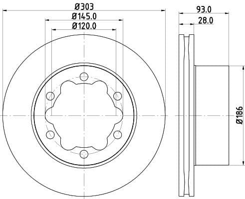 Brake Disc 8DD 355 118-061