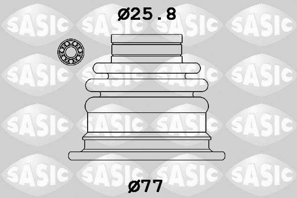 Bellow Kit, drive shaft 1904052