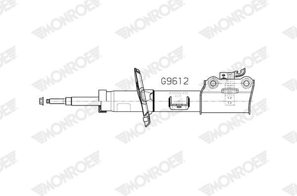 Shock Absorber MONROE ORIGINAL (Gas Technology) G9612