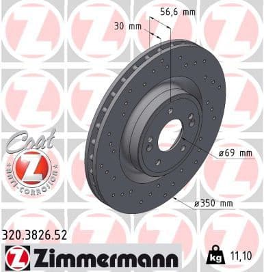 Brake Disc SPORT BRAKE DISC Z 320.3826.52