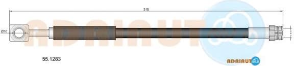 Brake hose rear 55.1283