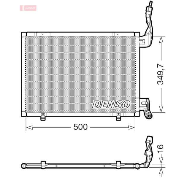 Condenser, air conditioning DCN10064