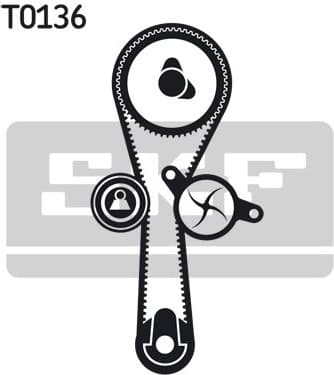 Timing belt kit VKMA06010 - image 4