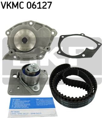 Timing belt kit with water pump SKF VKMC 06127 - image 3