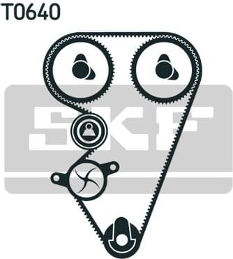 Water Pump & Timing Belt Kit VKMC 07312 - image 2