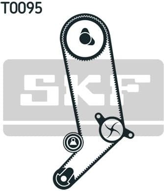 Water Pump & Timing Belt Kit VKMC 01253 - image 2