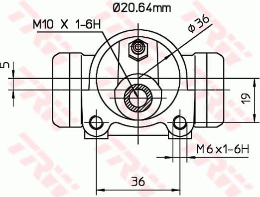 Wheel Brake Cylinder BWF303 - image 2