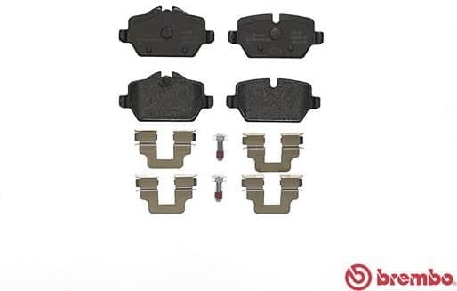 Brake pads rear, Top Quality P06037 - image 2