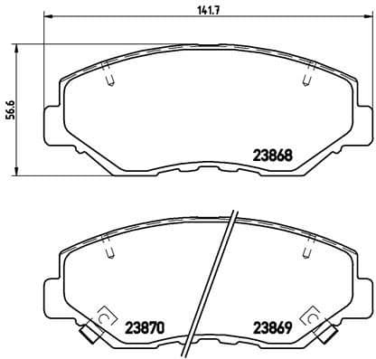 Brake Pad Set, disc brake PRIME LINE P28035