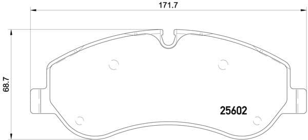 Brake pads front, Top Quality P24152