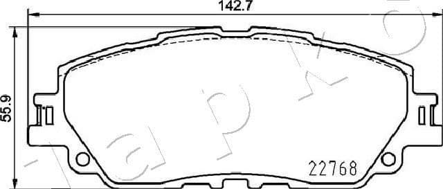 Brake Pad Set, disc brake 502026 - image 2