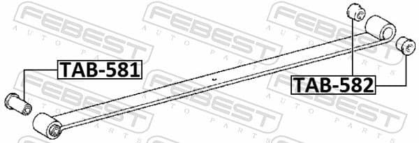 Bushing, leaf spring TAB-582 - image 2