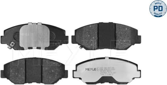 Brake Pad Set, disc brake MEYLE-PD: Advanced performance and design. 025 238 6817/PD