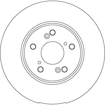 Brake Disc TRW SINGLE DF6762S