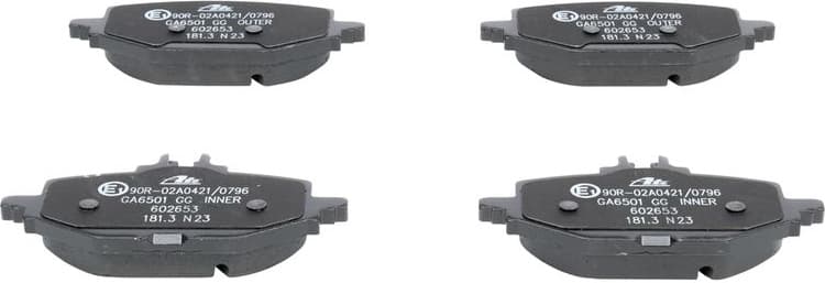 Brake Pad Set, disc brake 13.0460-2653.2