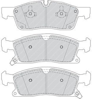 Brake pads front, Top Quality FDB4403 - image 2