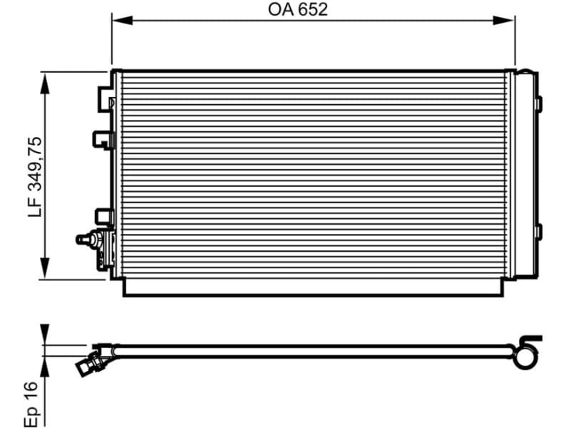 Condenser, air conditioning 814187 - image 2