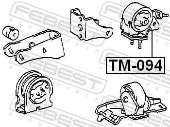 Mounting, engine TM-094 - image 2