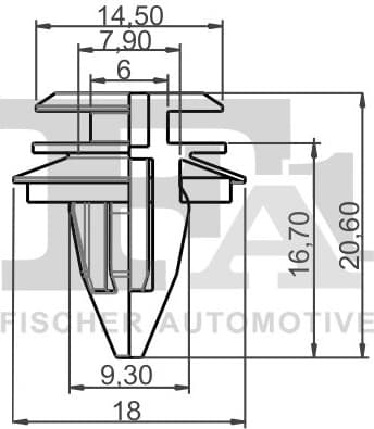Clip, trim/protection strip 10-40016.5 - image 2