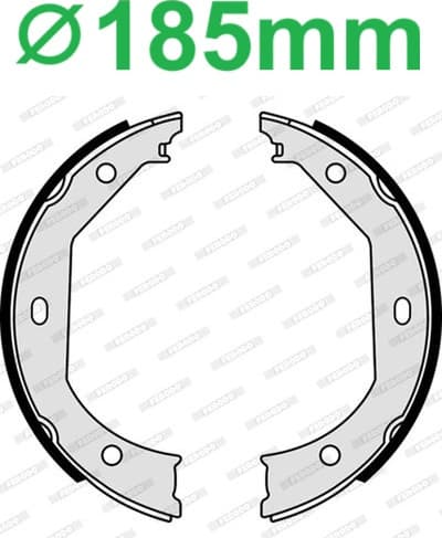 Brake shoes handbrake, Top Quality FSB585