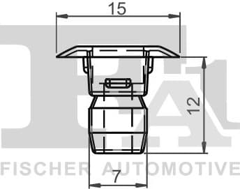 Clip, trim/protection strip 11-60018.5 - image 2
