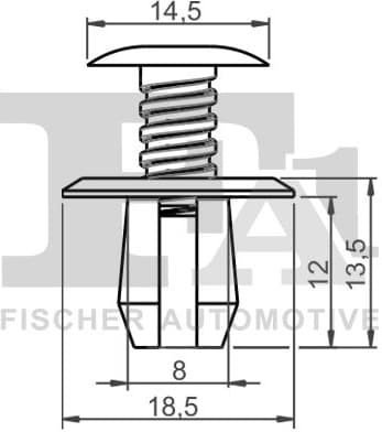 Clip, trim/protection strip 11-30008.5 - image 2