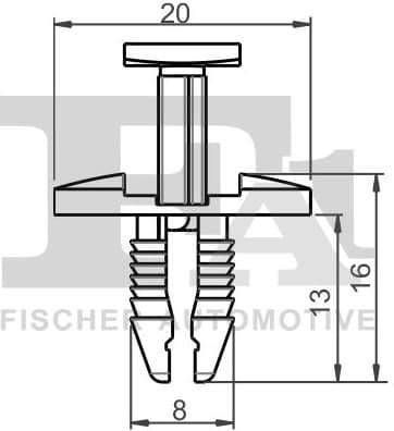 Clip, trim/protection strip 21-20009.5 - image 2