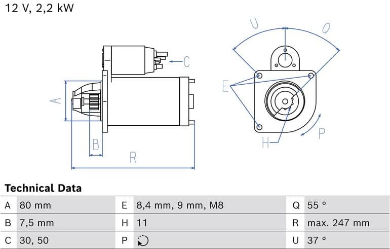 Starter 0 986 026 850