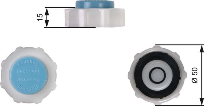 Cap, coolant tank RC221