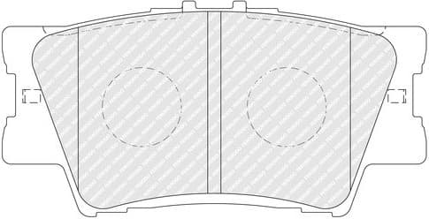 Brake pads rear, Top Quality FDB5469 - image 2