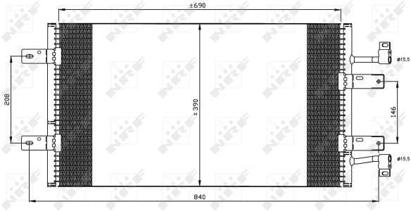 Condenser, air conditioning EASY FIT 35900