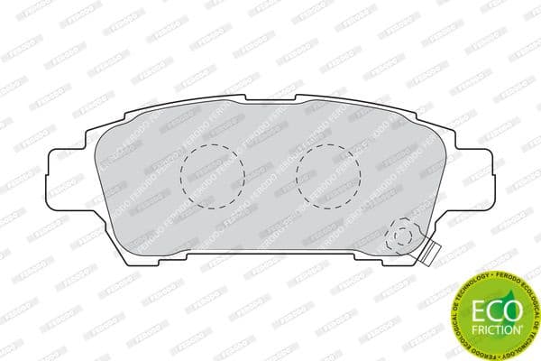 Brake pads rear, Top Quality FDB1530 - image 3